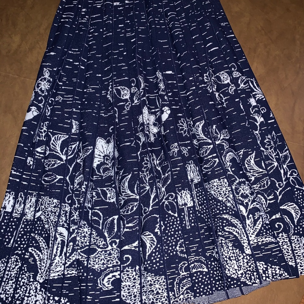 Haven Pleated Knit Midi Skirt